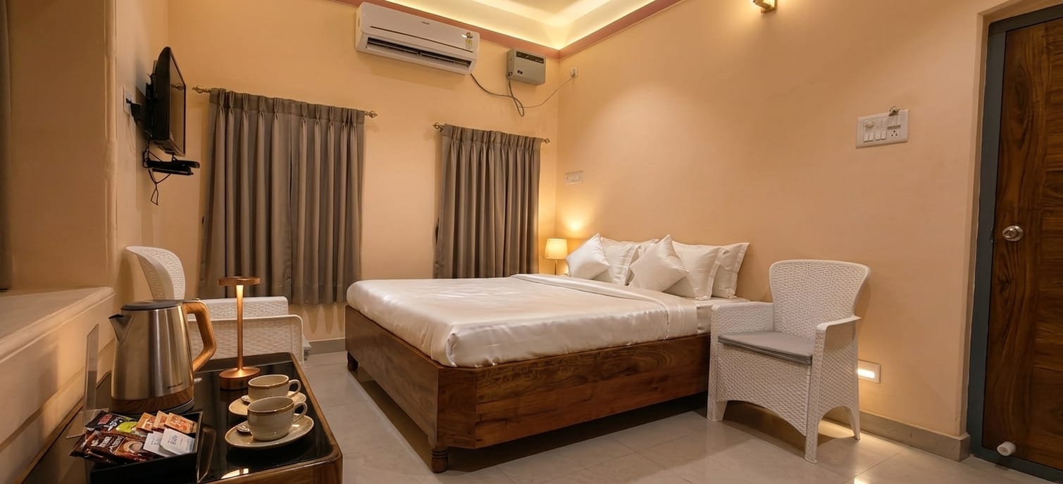 Premium double bed AC room