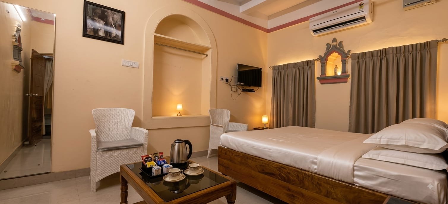 One double bed non AC room
